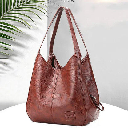 CARMEN | VINTAGE LEREN DAMESHANDTASSEN