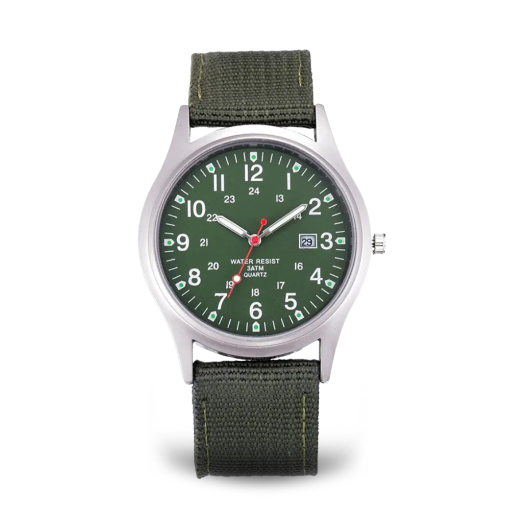 Casual horloge met band™ - Militaire-geïnspireerd horloge voor elke dag