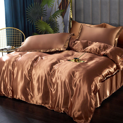 Luxe zijden dekbedovertrek