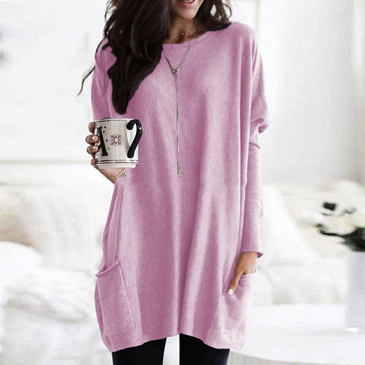 ELLE | Shirt dress met lange mouwen en zakken