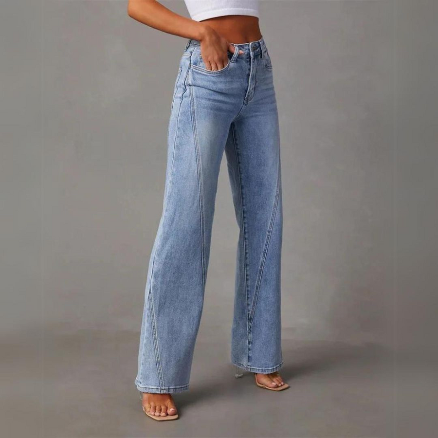 Monelle™ | Broek met Wijde Pijpen