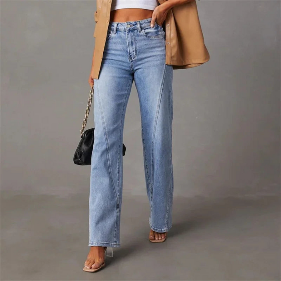 Monelle™ | Broek met Wijde Pijpen