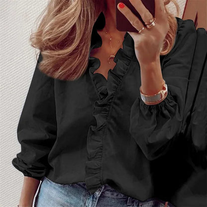 Jana | Zomers ruches shirt