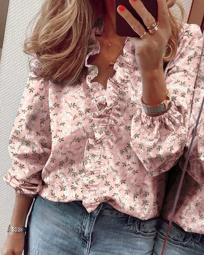 Jana | Zomers ruches shirt