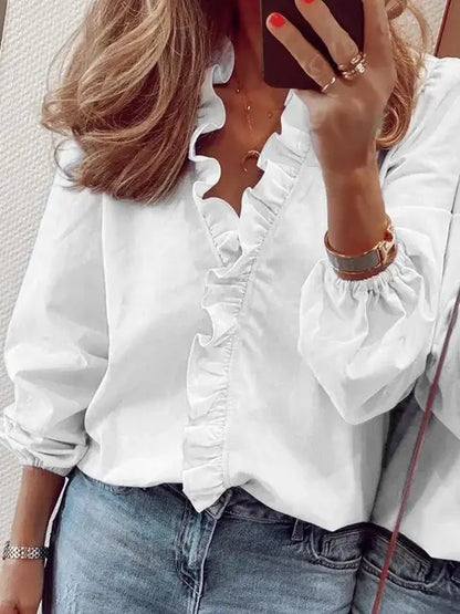 Jana | Zomers ruches shirt