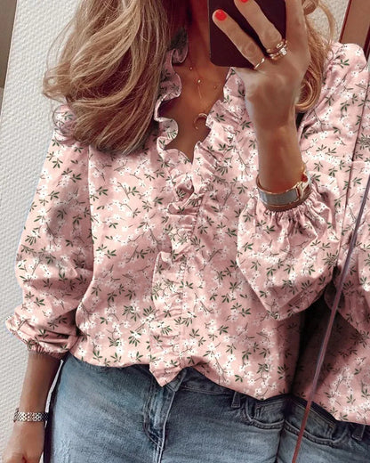 Jana | Zomers ruches shirt