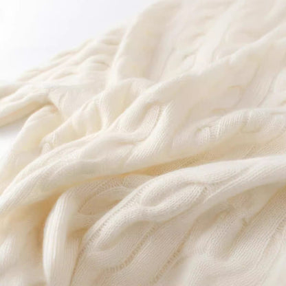 Margaux Comfort kabelgebreid vest met knopen