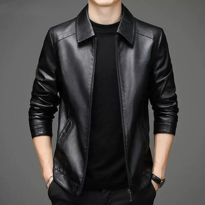 Casual leren jack