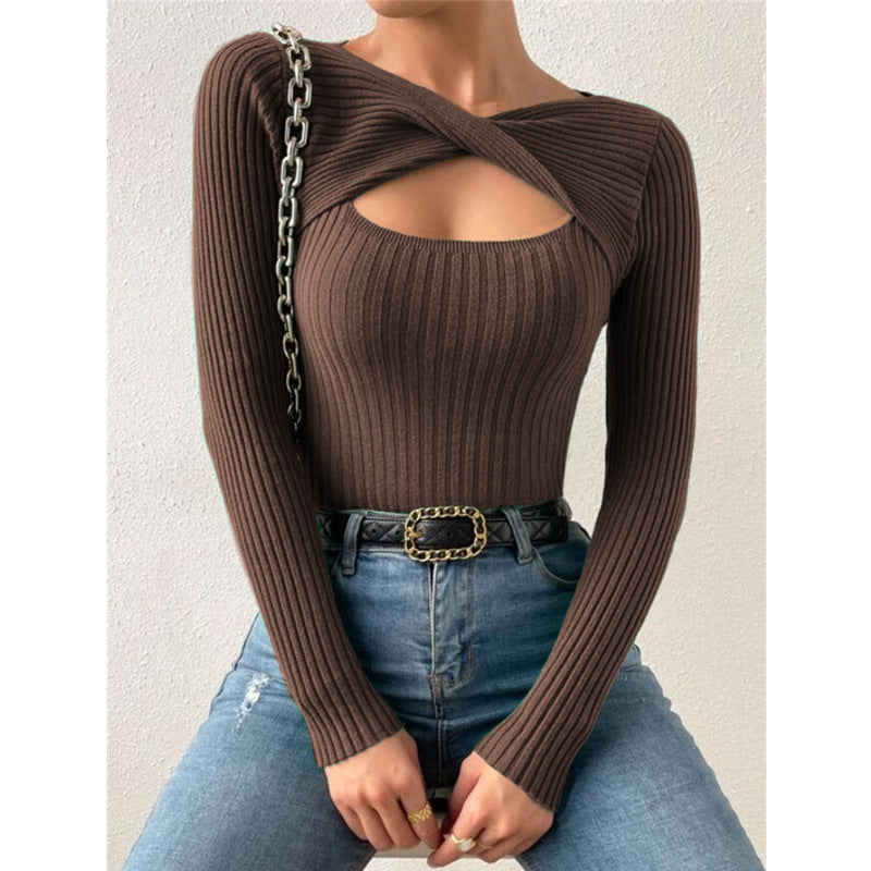 QAMRA™ – Elegante Pullover met Lange Mouwen en Ronde Hals