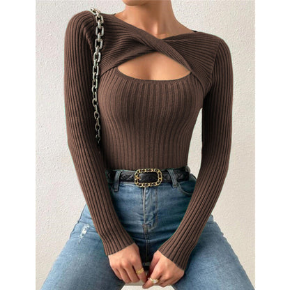 QAMRA™ – Elegante Pullover met Lange Mouwen en Ronde Hals