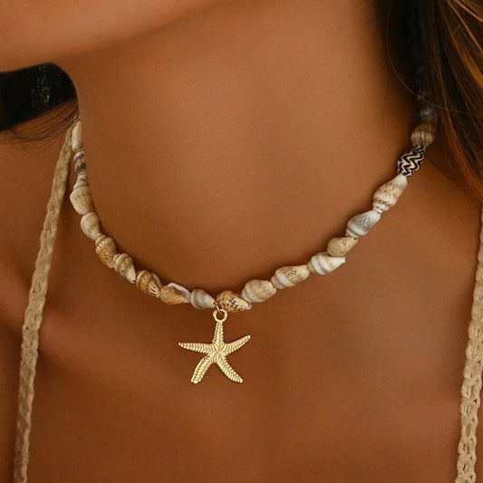 Vintage Bohemian Schelpenketting