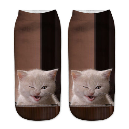 Sokken Met Kattenprint