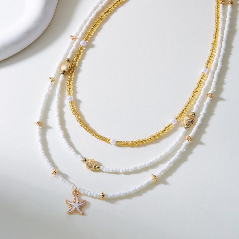 Collier Perlé Bohème Vintage