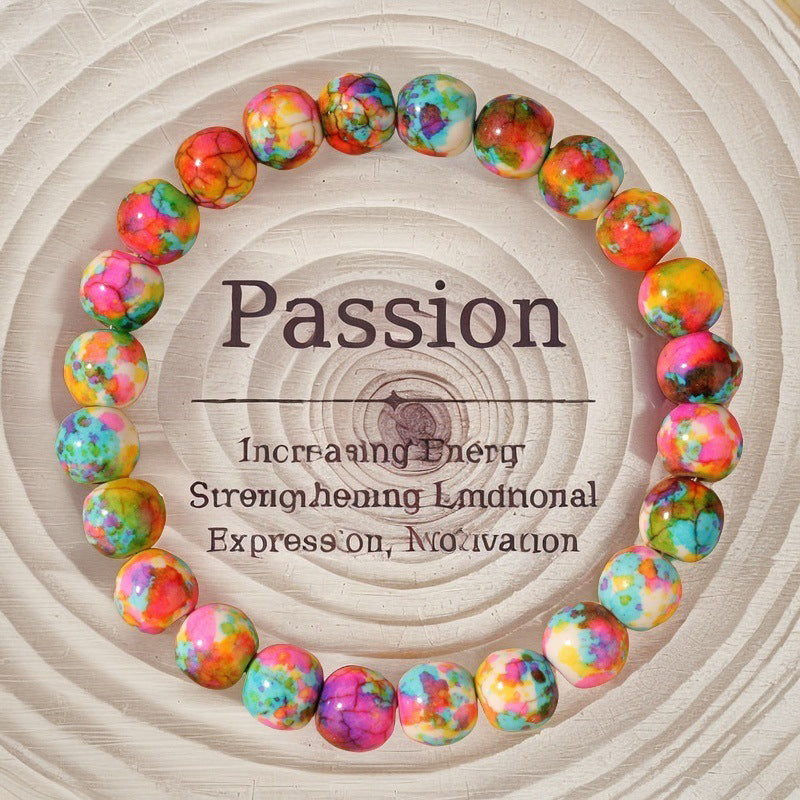 Bracelet De Perles Colorées