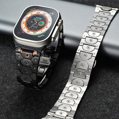 Imperiale roestvrijstalen Apple Watch-band