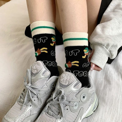 Chaussettes Décontractées De Dessin Animé