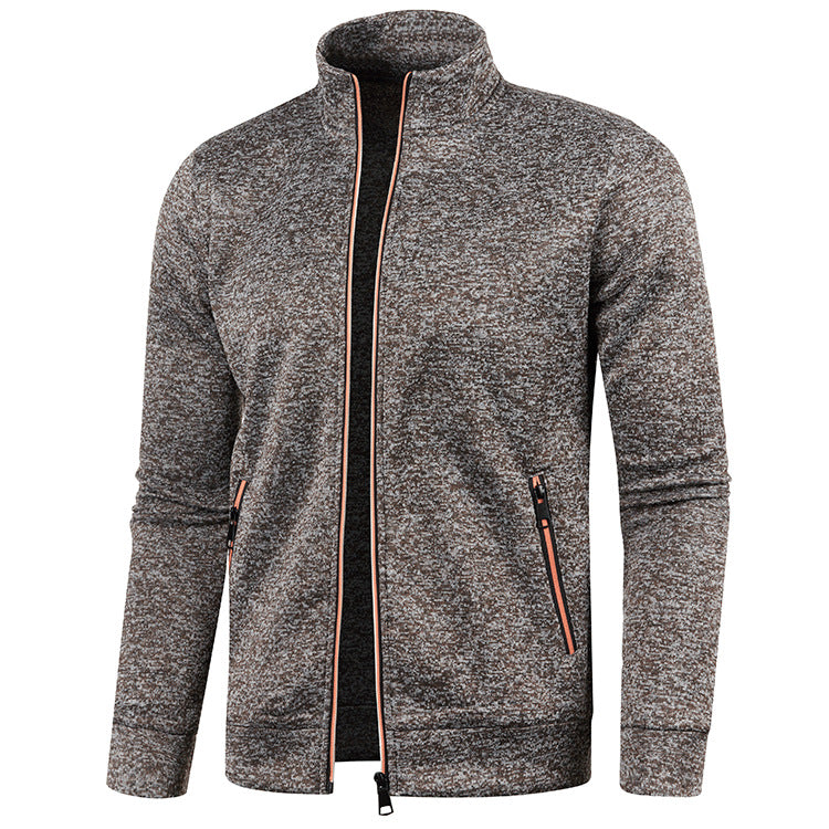 Kasper | Klassiek gebreid vest met rits
