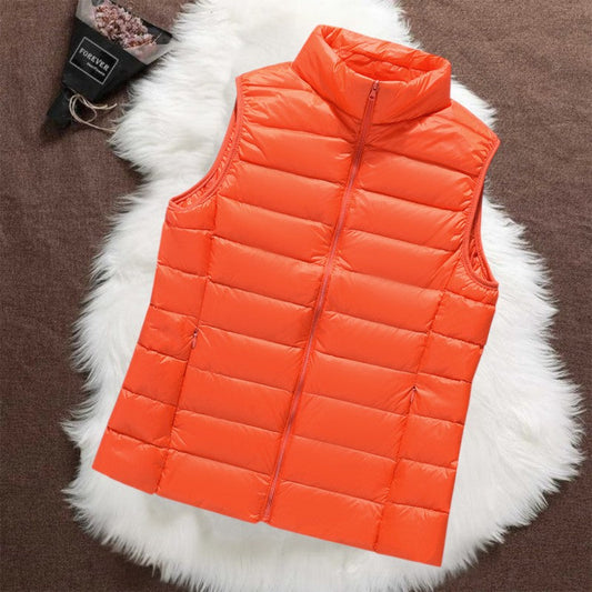 Isa Gevoerd Bodywarmer | Oranje