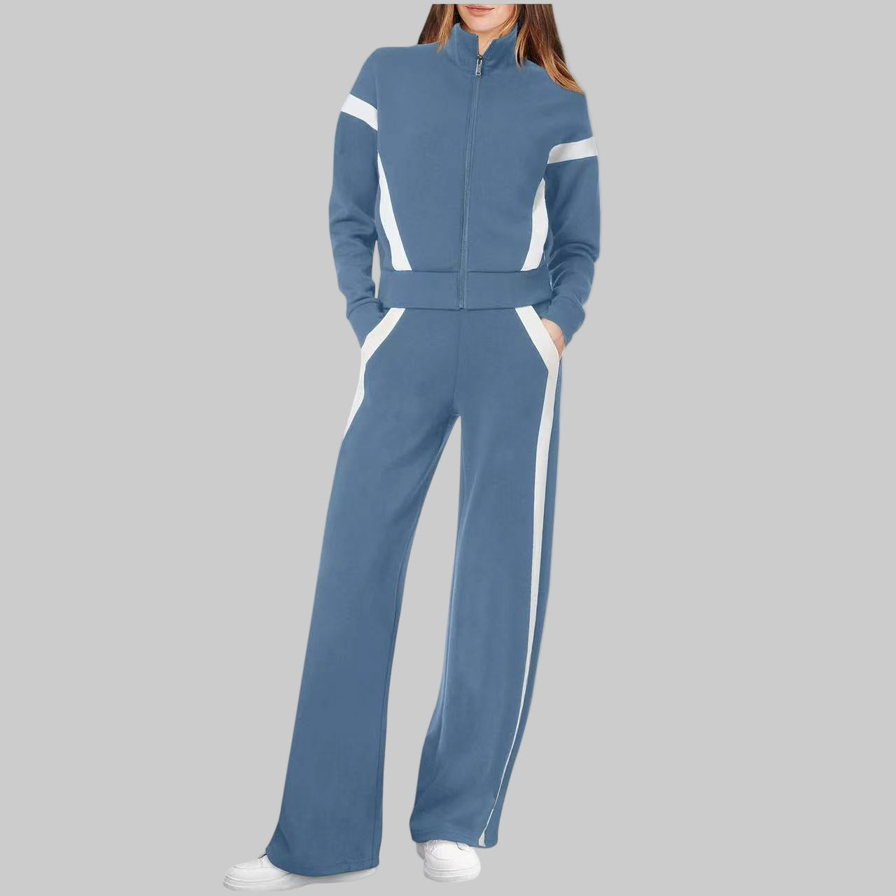 Lily - Casual top met lange mouwen en joggingbroekset