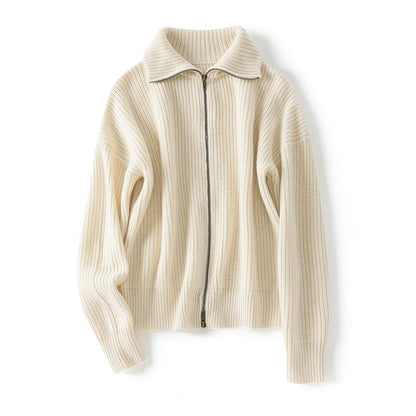 Camille comfortabel vest met rits