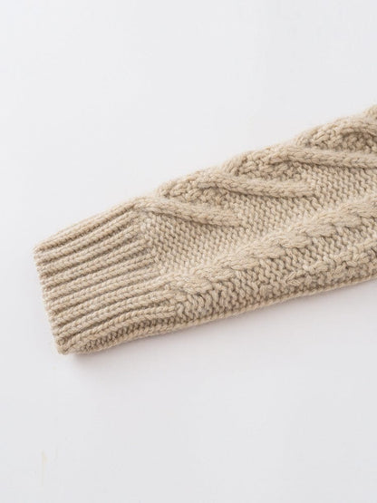 Vivienne comfortabele kabeltrui met ronde hals
