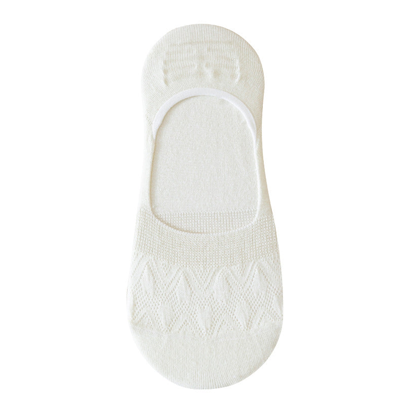 Chaussettes Respirantes De Couleur Unie