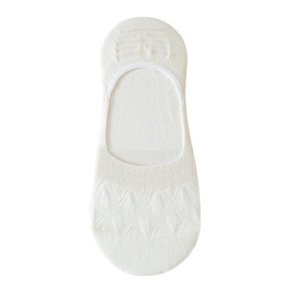 Chaussettes Respirantes De Couleur Unie