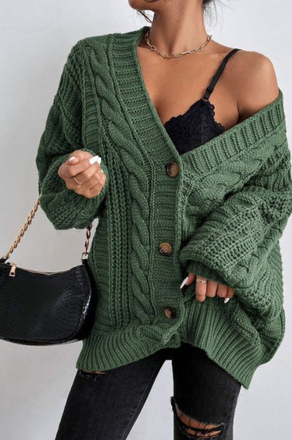 Rhonda - Grofgebreid Vest