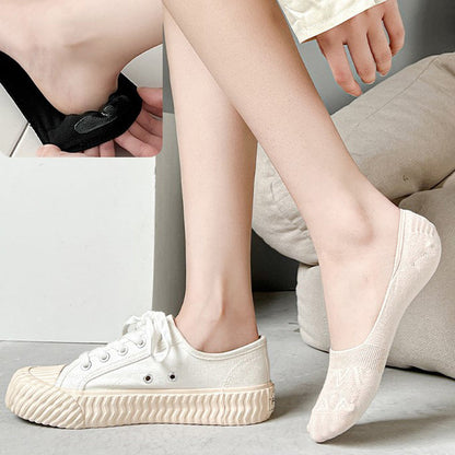 Chaussettes Respirantes De Couleur Unie