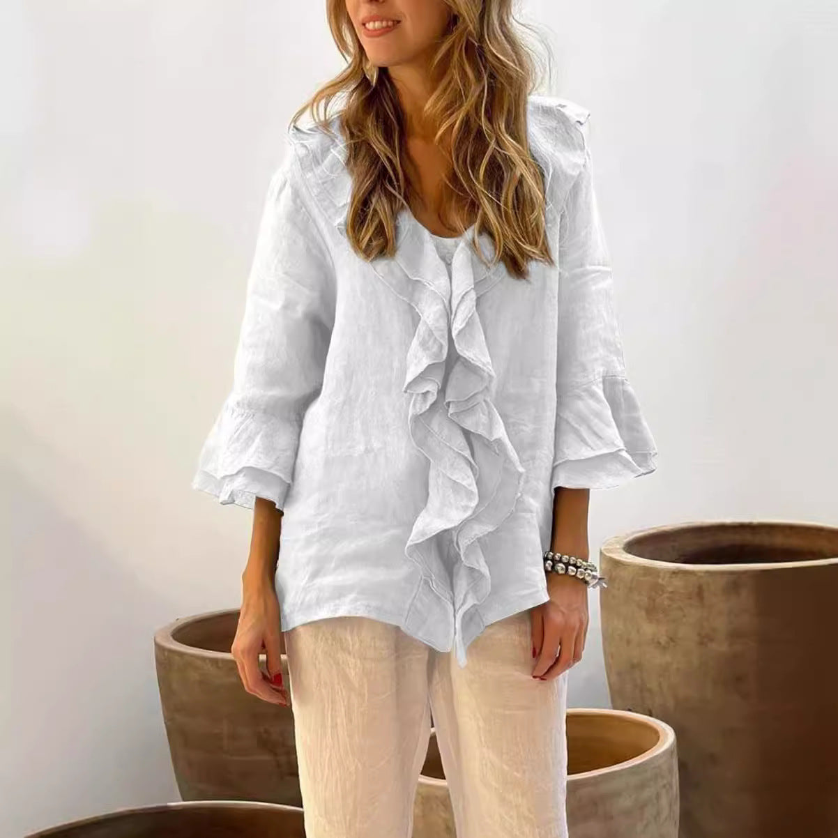 Cherry™ | Stilvolle Rüschbluse