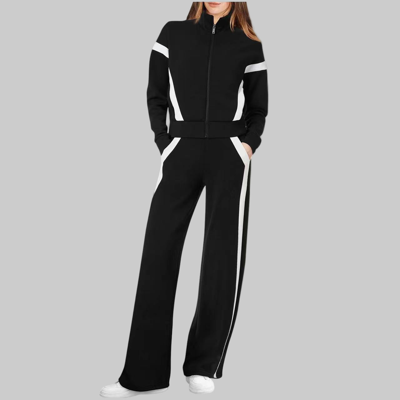Lily - Casual top met lange mouwen en joggingbroekset