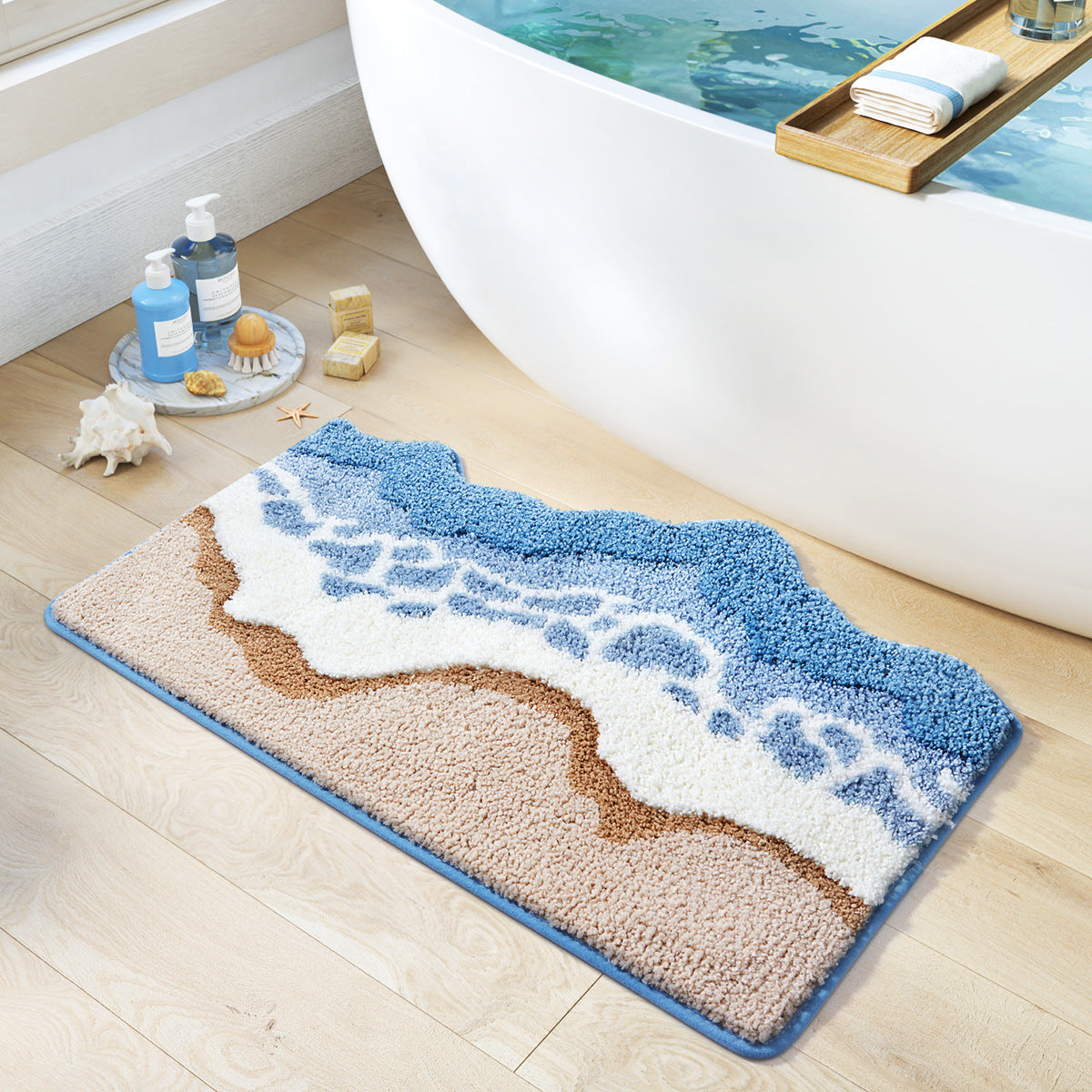 Coastal Wave Teppich