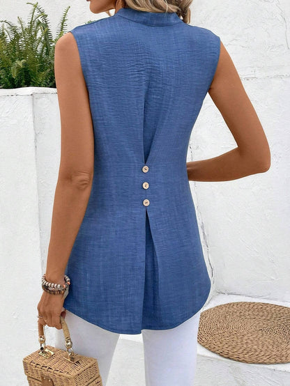 Elowen Bluse mit Rückenknopfleiste