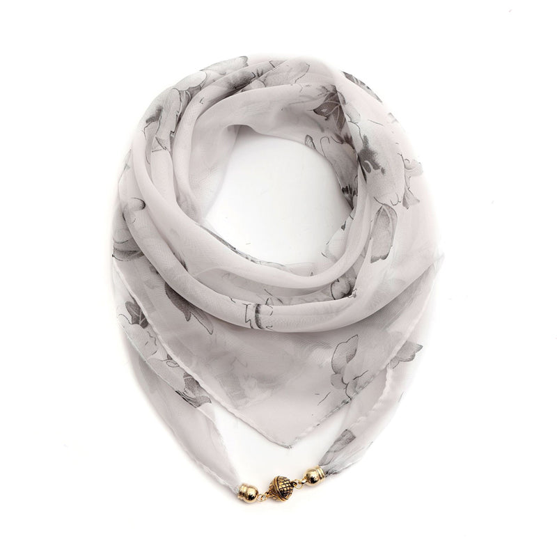 Casual Sjaal Met Bloemenprint