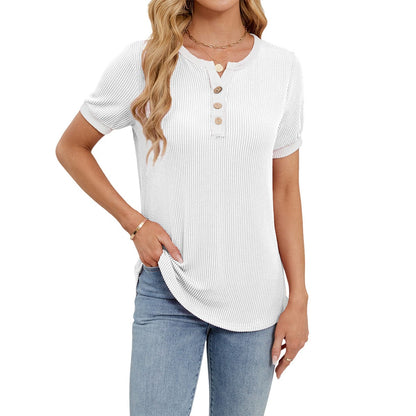Callie Wafelsteek-Henley-Shirt