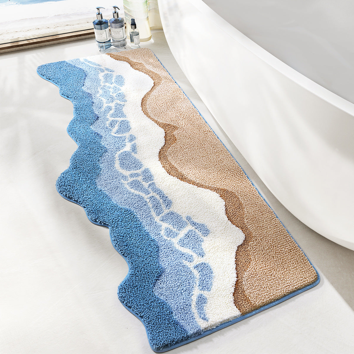 Coastal Wave Teppich