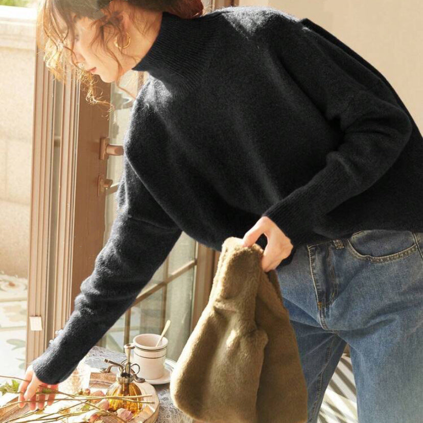 Georga | Casual coltrui met lange mouwen