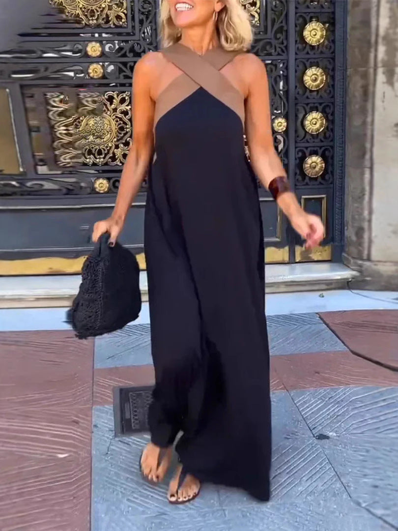 Nicole - Stijlvolle jurk met overslaghals