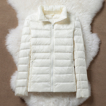 Ulla Lightweight Mid-Season Jacket | White