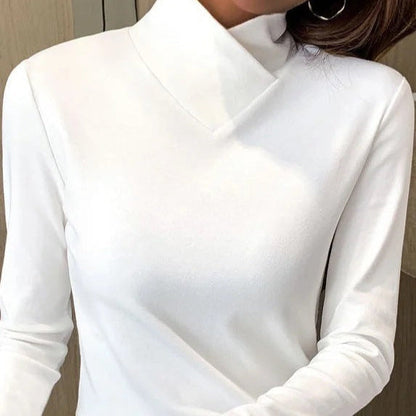 Mette | Elegante Coltrui met Hoge Hals