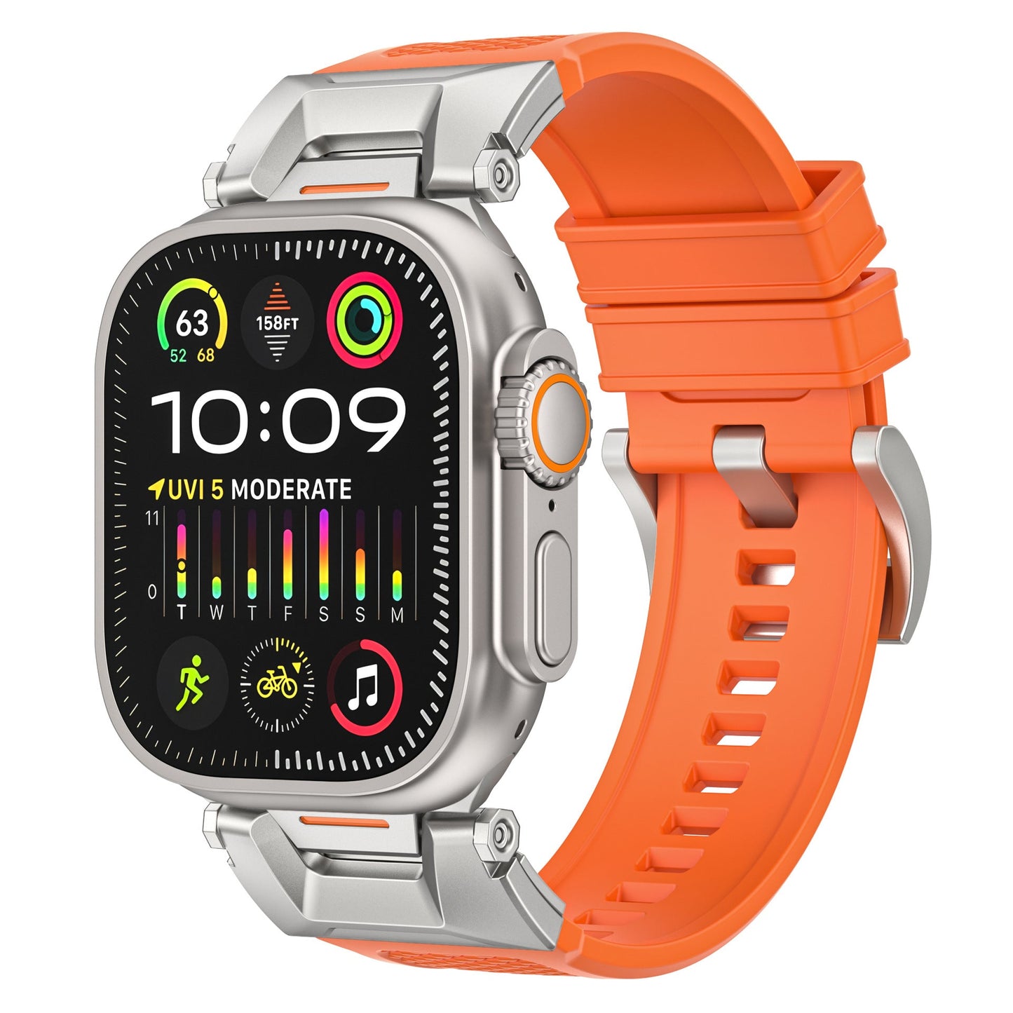 Caldera siliconen Apple Watch-band