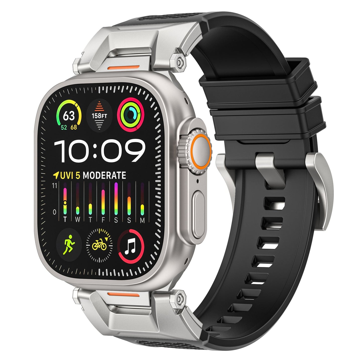 Caldera siliconen Apple Watch-band