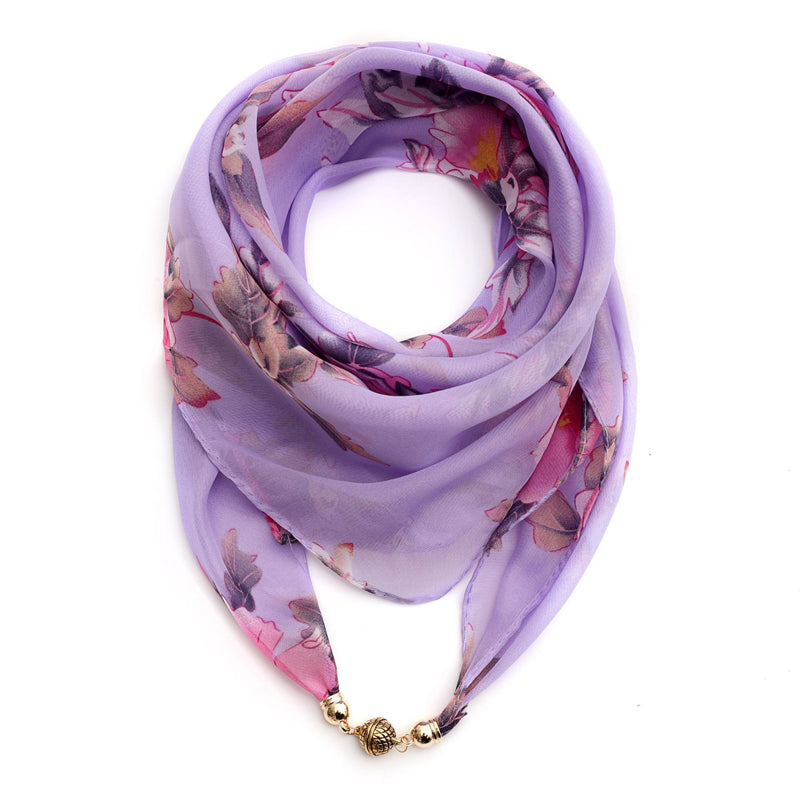 Casual Sjaal Met Bloemenprint