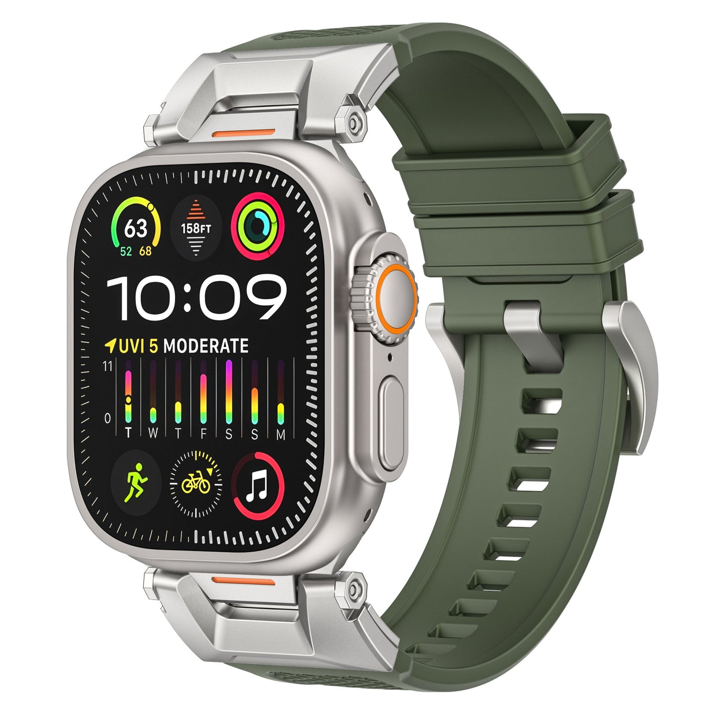 Caldera siliconen Apple Watch-band