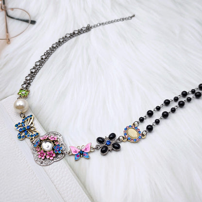 Vintage Etnische Vlinderketting