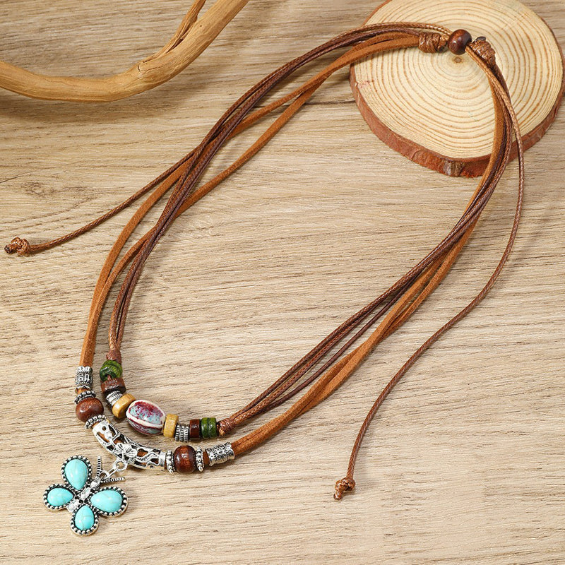 Vintage Boheemse Hanger Ketting