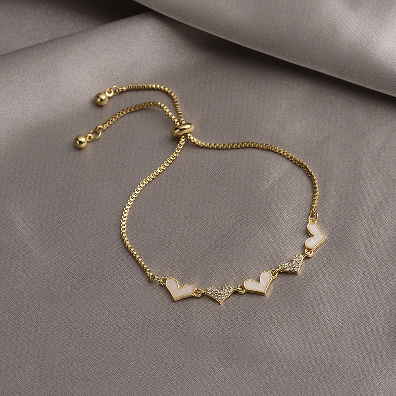 Vintage Hartjesarmband
