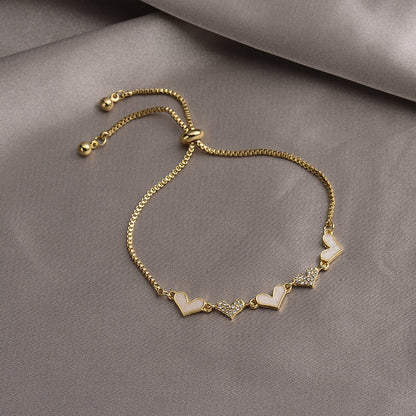 Vintage Hartjesarmband