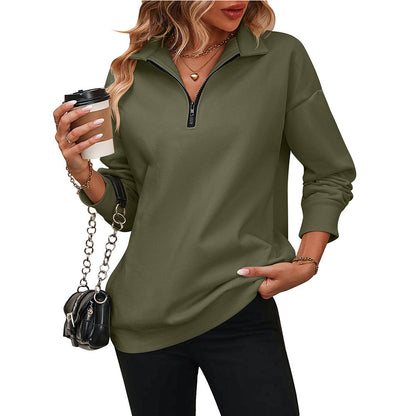 ALEX™ – Zeitloses lässiges Zip-Sweatshirt