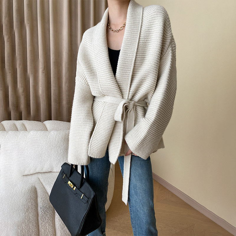 Rosalie wollen gebreid vest